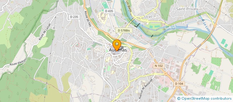 localisation de l'entreprise JAJADOR à AUBENAS