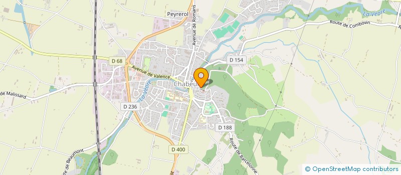 localisation de l'entreprise JAJECO à CHABEUIL
