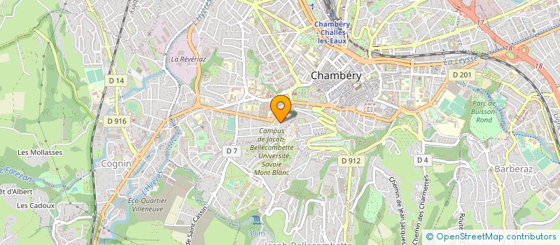 localisation de l'entreprise JAJEMAP-PHIDIAS  CHAMBERY