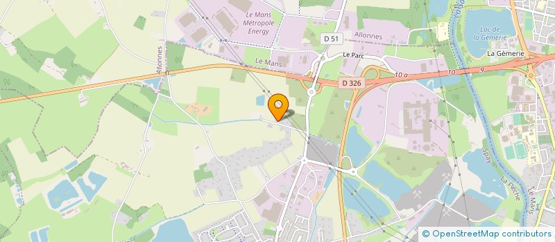 localisation de l'entreprise JAJFS  PRUILLE-LE-CHETIF