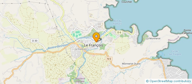 localisation de l'entreprise JAJOP à LE FRANCOIS