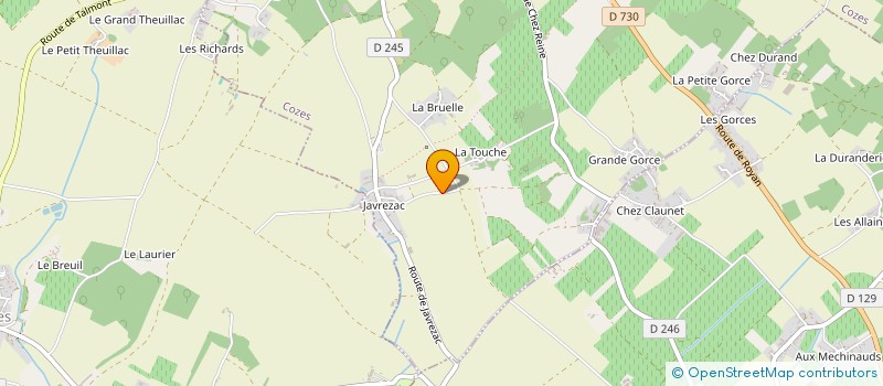 localisation de l'entreprise JAJUES  COZES