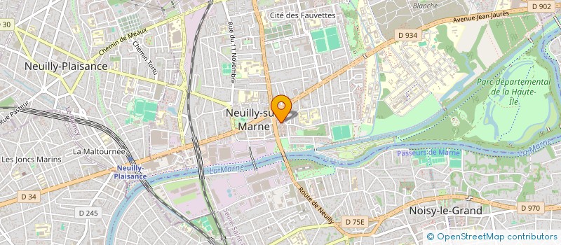 localisation de l'entreprise JAK à NEUILLY-SUR-MARNE