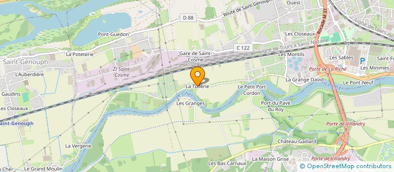 localisation de l'entreprise JAK  LA RICHE