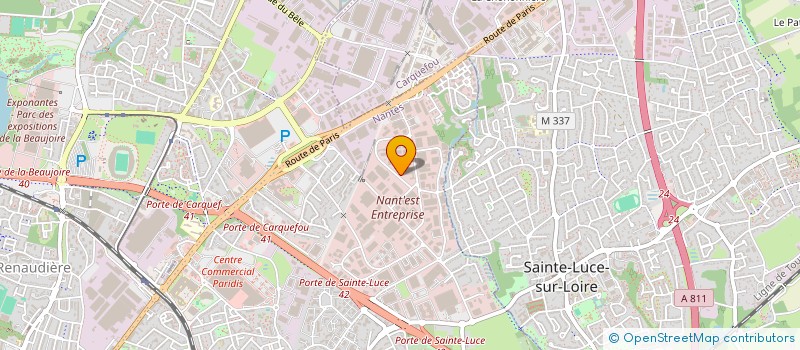 localisation de l'entreprise JAK COMMUNICATION à NANTES