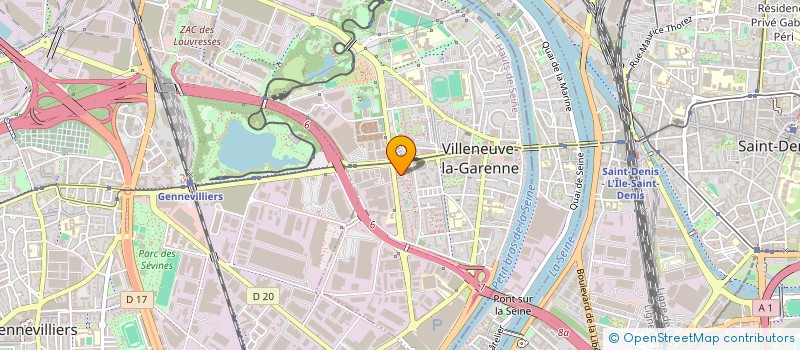 localisation de l'entreprise JAK DEM à VILLENEUVE-LA-GARENNE