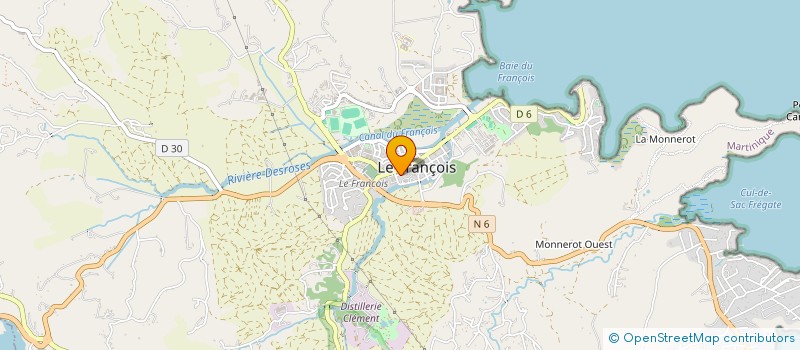 localisation de l'entreprise JAK DISTRIBUTION à LE FRANCOIS