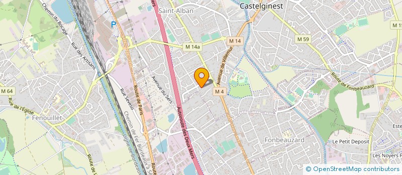 localisation de l'entreprise JAK FORMATION à SAINT-ALBAN