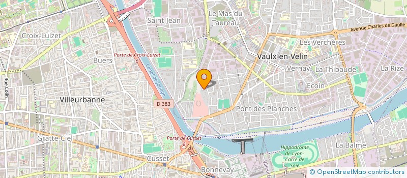 localisation de l'entreprise JAK FORMATION  VAULX-EN-VELIN