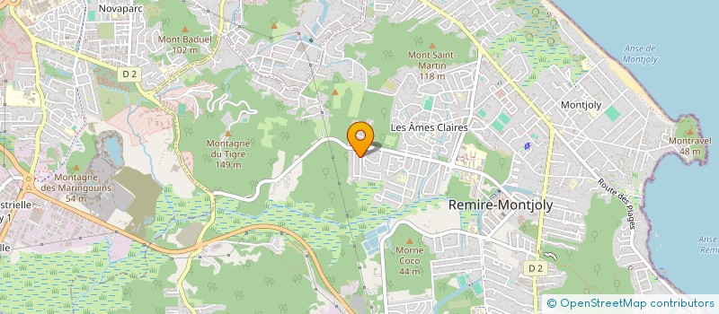 localisation de l'entreprise JAK IMMOBILIER  REMIRE-MONTJOLY