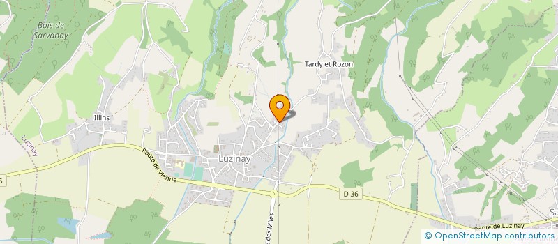 localisation de l'entreprise JAK &PERES  LUZINAY