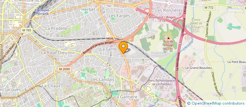 localisation de l'entreprise JAK SERVICES  CLERMONT-FERRAND