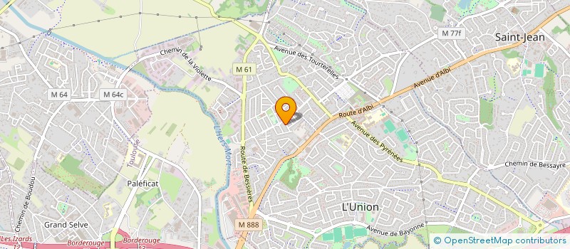 localisation de l'entreprise JAK SERVICES  L'UNION