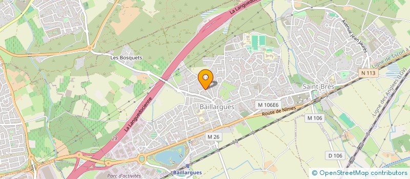 localisation de l'entreprise JAK VENDARGUES à BAILLARGUES