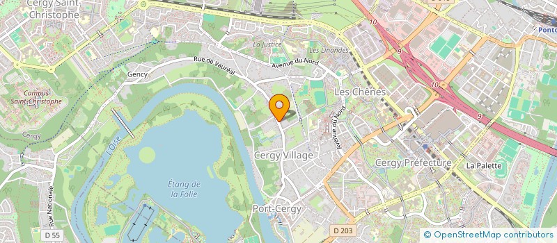 localisation de l'entreprise JAKAF  CERGY