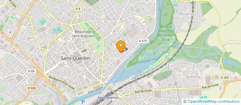 localisation de l'entreprise JAKAHO à SAINT-QUENTIN