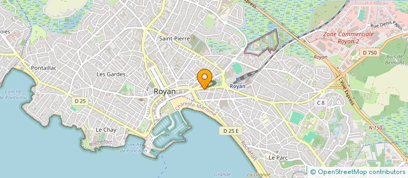 localisation de l'entreprise JAKALIN PROMOTION à ROYAN
