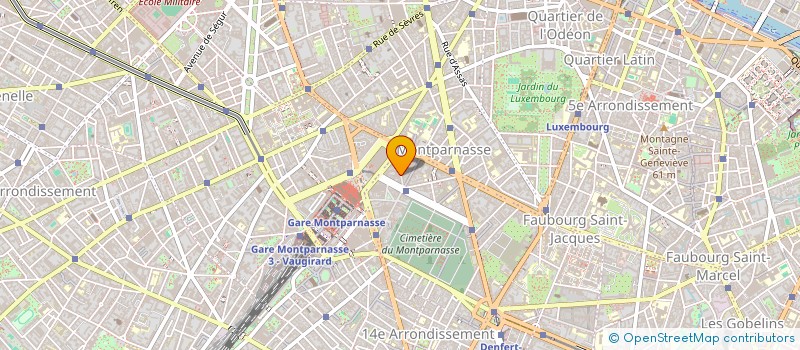 localisation de l'entreprise JAKARANDA à PARIS
