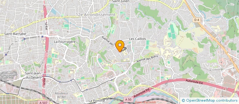 localisation de l'entreprise JAKARANDA à MARSEILLE
