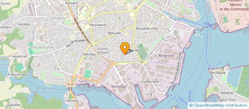 localisation de l'entreprise JAKARTIC à LORIENT