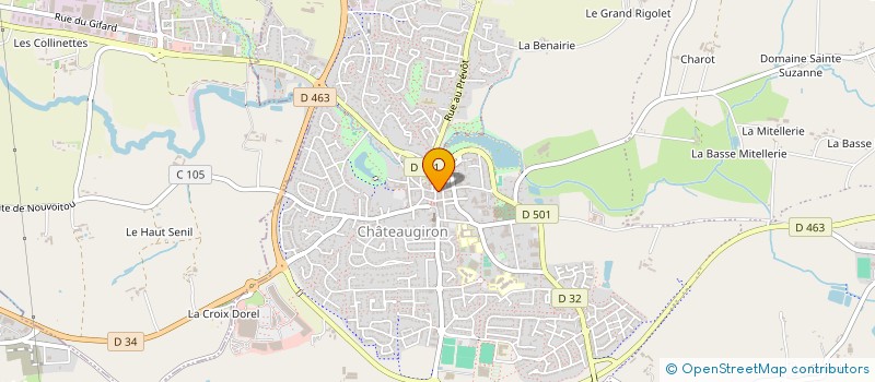 localisation de l'entreprise JAKASS à CHATEAUGIRON