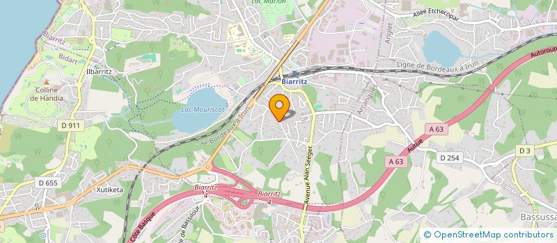 localisation de l'entreprise JAKES 2 à BIARRITZ