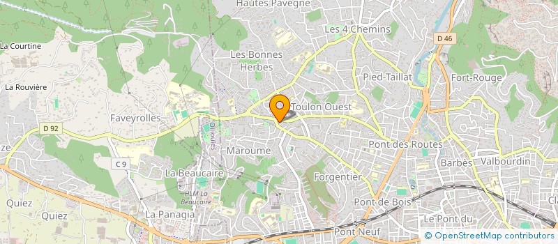 localisation de l'entreprise JAKI  TOULON