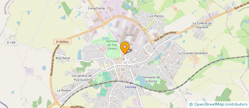 localisation de l'entreprise JAKIN & LILY & ASSOCIES  CERIZAY