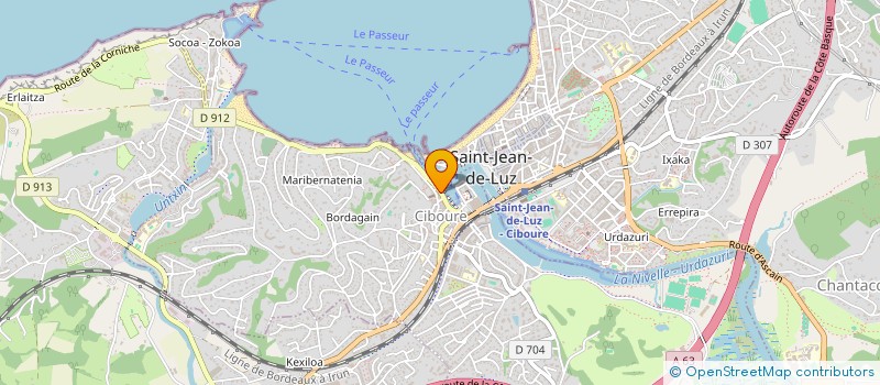 localisation de l'entreprise JAKINTZA-LES RECOLLETS  CIBOURE