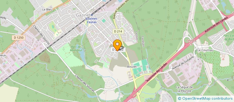 localisation de l'entreprise JAKKA  CESTAS