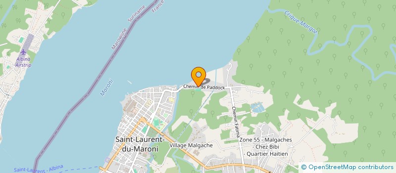 localisation de l'entreprise JAKOEWALE à SAINT-LAURENT-DU-MARONI