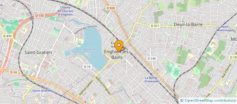 localisation de l'entreprise JAKOL à ENGHIEN-LES-BAINS