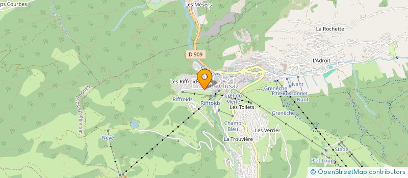localisation de l'entreprise JAKSON 5 à LA CLUSAZ