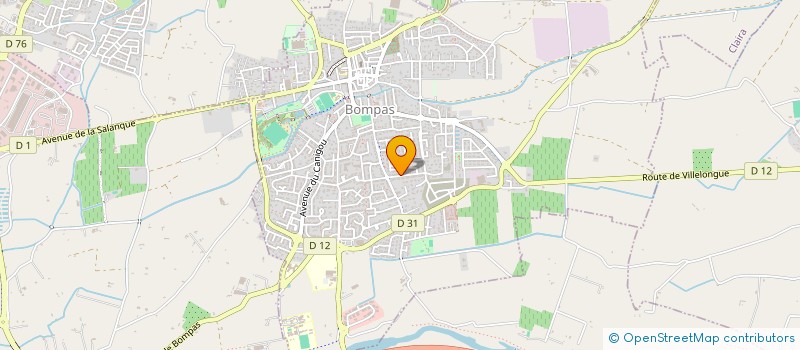 localisation de l'entreprise JAKU à BOMPAS