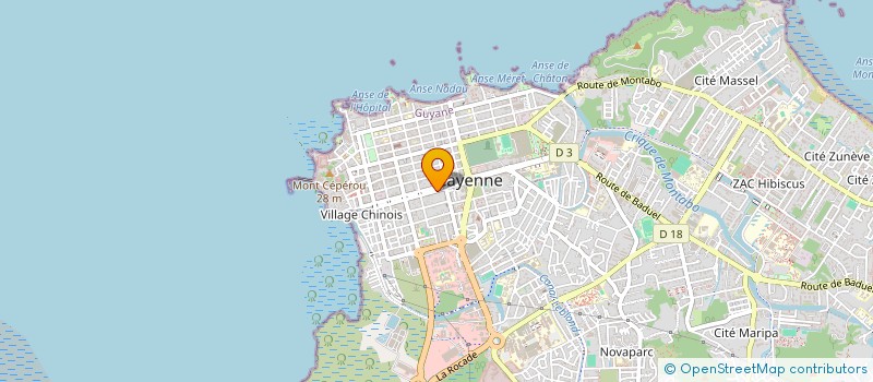 localisation de l'entreprise JAKY  CAYENNE