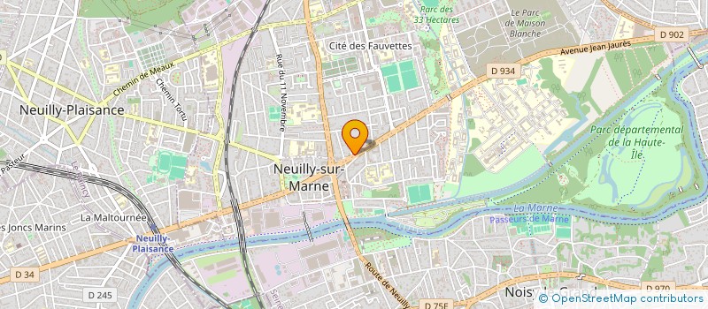 localisation de l'entreprise JAKY à NEUILLY-SUR-MARNE