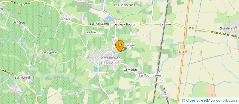 localisation de l'entreprise JAL à SAINT JEAN D'ARDIERES