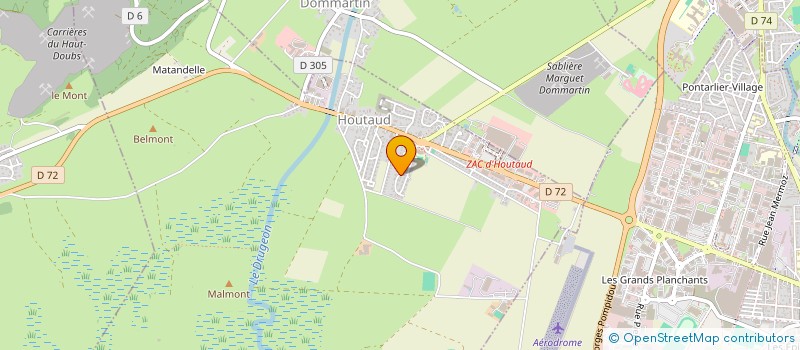 localisation de l'entreprise JAL  HOUTAUD