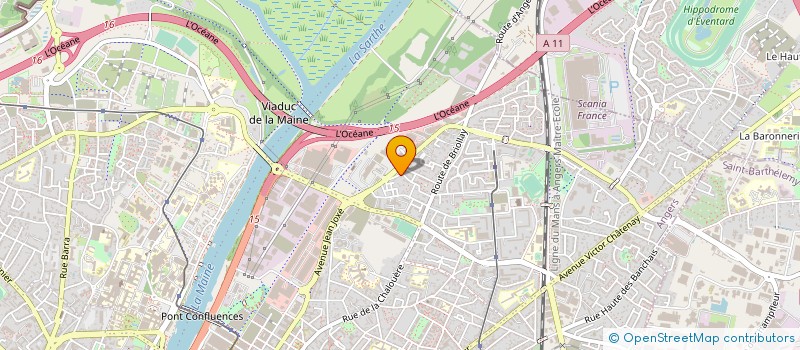 localisation de l'entreprise JAL à ANGERS