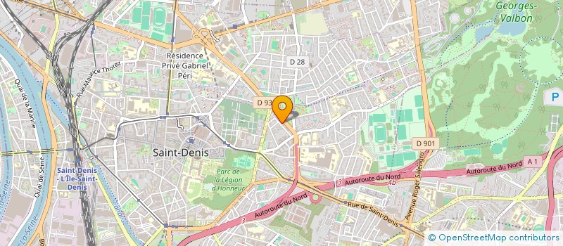 localisation de l'entreprise JAL à SAINT-DENIS