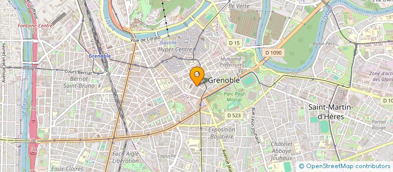 localisation de l'entreprise JAL à GRENOBLE