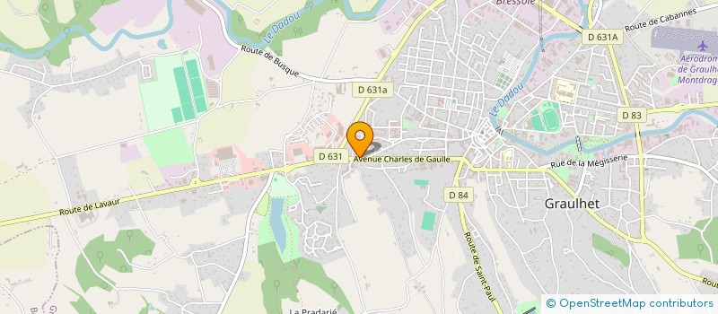 localisation de l'entreprise JAL  GRAULHET