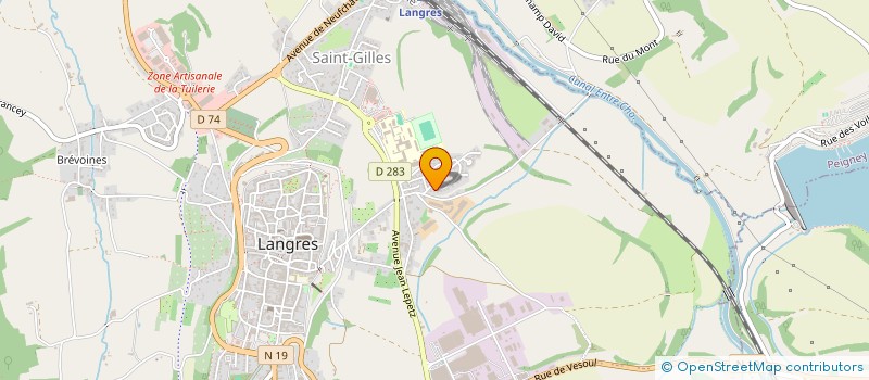 localisation de l'entreprise JAL à LANGRES