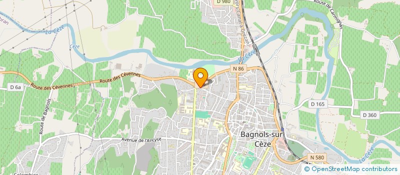 localisation de l'entreprise JAL à BAGNOLS-SUR-CEZE