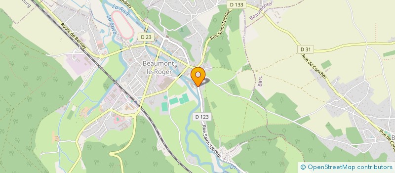 localisation de l'entreprise JAL.B  BEAUMONT-LE-ROGER