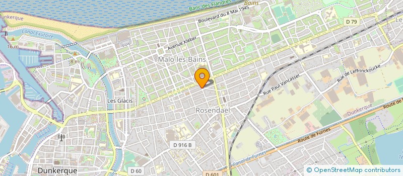 localisation de l'entreprise JAL DIFFUSION à DUNKERQUE
