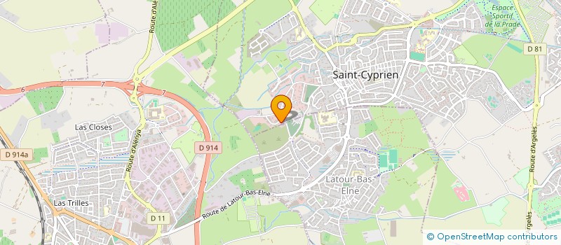 localisation de l'entreprise JALA  SAINT-CYPRIEN