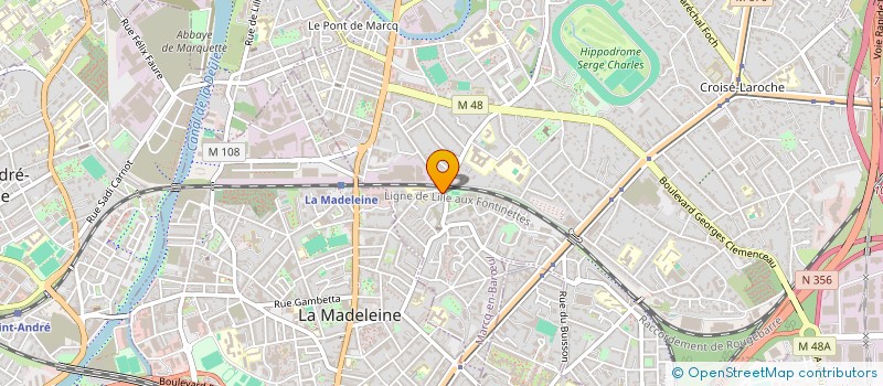 localisation de l'entreprise JALA à MARCQ-EN-BARŒUL