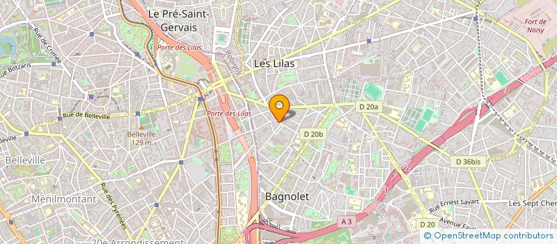 localisation de l'entreprise JALA PATRIMOINE  BAGNOLET