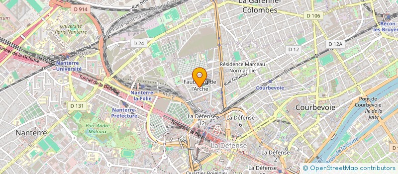 localisation de l'entreprise JALABERT MM12 à COURBEVOIE